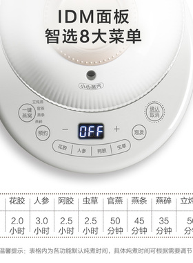 小熊燕窝炖盅专用隔水炖