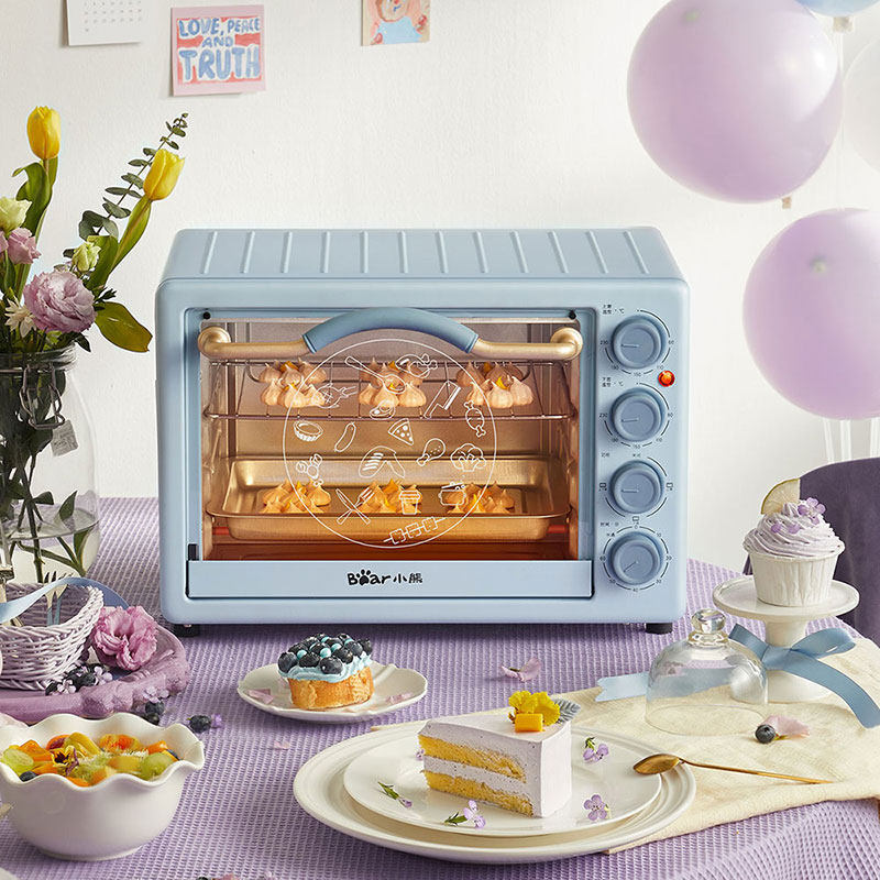 小熊家用小型大容量20升迷你电烤箱 小熊生活电器电烤箱