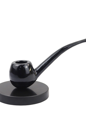 烟斗摆件新中式创意树脂大理石样板间书房客厅酒柜家居软装饰品