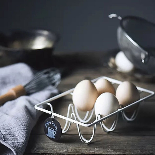 BAOZAKKA 小林和人款实用且独具美感的创意烘焙餐桌手工鸡蛋架 - 图0