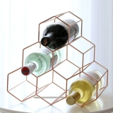 Северный ветер Золотой творческий домохозяйство красное вино стойки вина на полке вина декоративная рама винная сетка