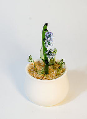 新款琉璃个性家居摆件淄博手工艺品小众礼物