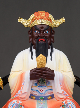 树脂广济龙王神像龙五爷财神摆件