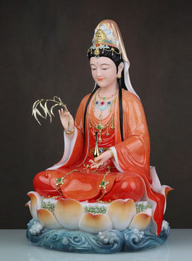 南海观音佛像汉白玉观音菩萨