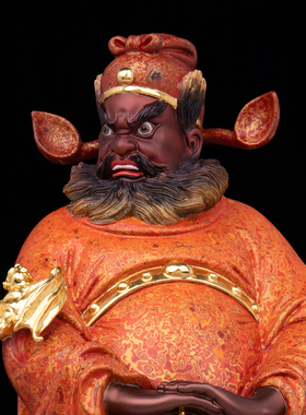 康盛黄铜供奉摆件中式钟馗神像