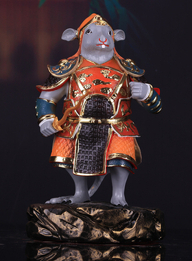 摆件十二神将龙蛇佛像
