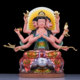Doumu Xingjun statue resin white marble painted Doumu Xingjun Doumu Mingjun home worship Buddha statue ornaments