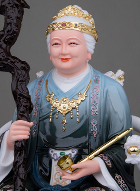 康盛家用供奉摆件黑老太