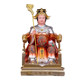Resin painted household jade statue of the Emperor and Queen Mother