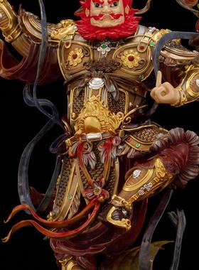 康盛黄铜供奉摆件中式王灵官神像