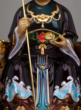 康盛纯铜居家玄关黑老太像