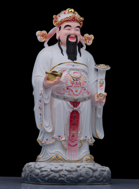 树脂福禄寿三星神像客厅中式摆件