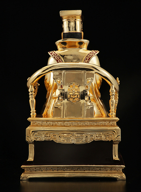 紫薇大帝神像台湾铜鎏金摆件