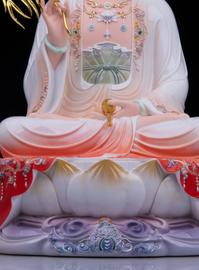 康盛树脂供奉摆件鸿福南海观世音