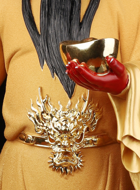 康盛树脂供奉摆件中式关二爷神像