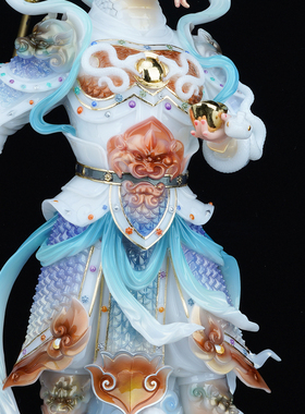 康盛汉白玉摆件蟒蛇常蟒家真身像