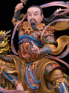 康盛黄铜供奉摆件中式普化天尊像