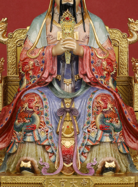 康盛黄铜供奉摆件中式三官大帝像