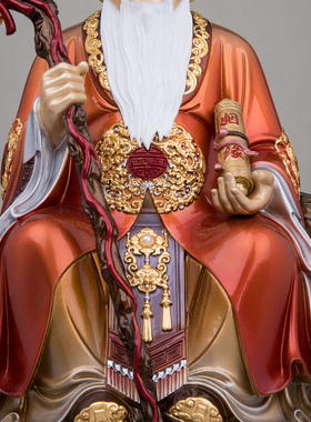 康盛纯铜供奉摆件月老星君像