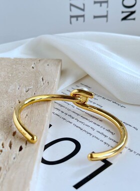 ins女式金属开口设计手镯