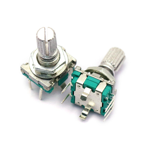 数字带开关电位器 柄长15MM 梅花柄 编码器 旋转编码开关 - 图0