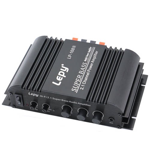 乐派LP-168S 2.1声道 家用车载12V小功放 带重低音调节功放机 - 图3