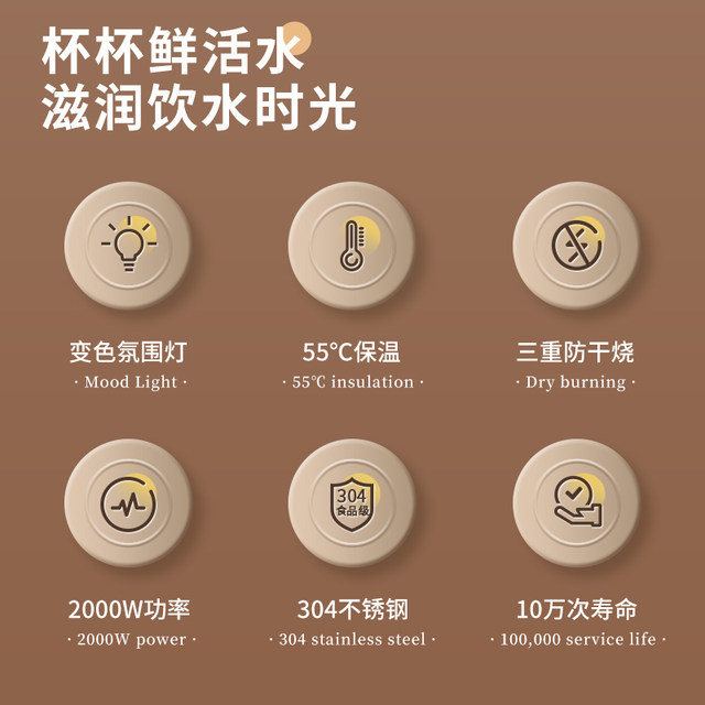 Yite constant temperature kettle thickened SUS3041.6L