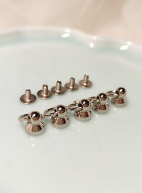 浅茉手工2020带圈kc金银色钥匙扣