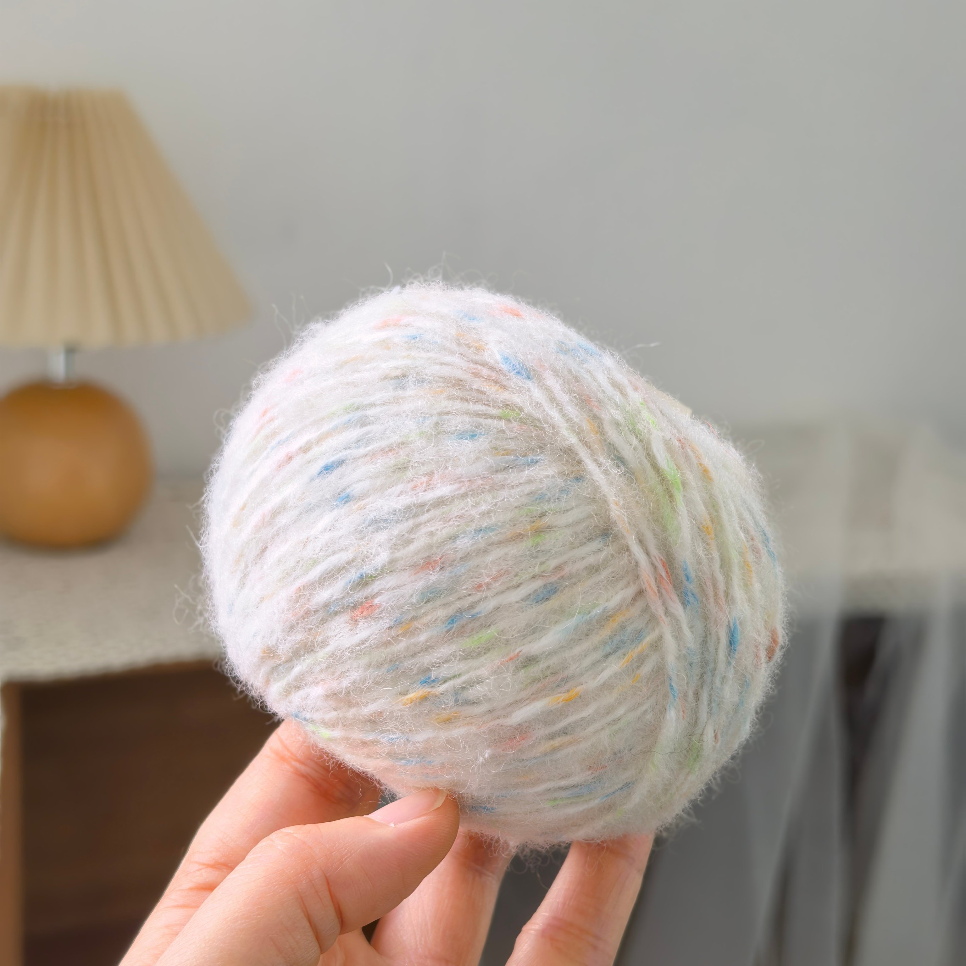 繁星2025新品浅茉手工中粗编织毛线棉羊毛钩棒针DIY玩偶娃衣彩点,淘宝优惠券,粉丝福利购,淘宝优惠卷