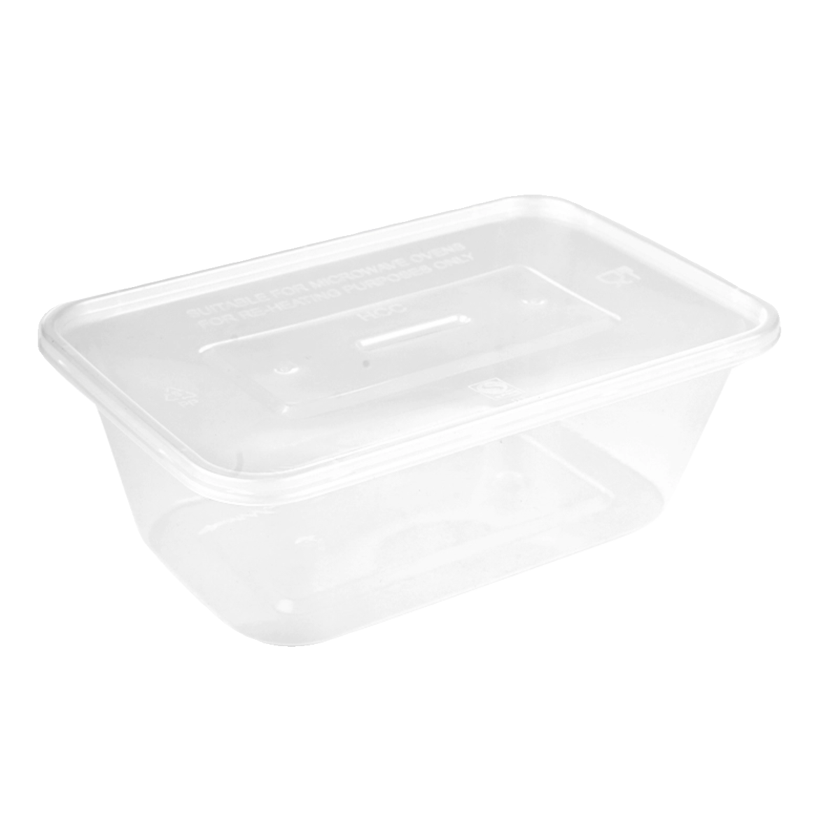 一次性餐盒加厚透明长方形碗食品级外卖快餐保鲜带盖塑料打包盒-图3