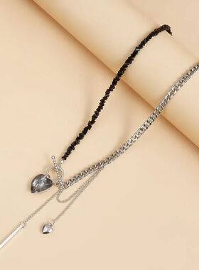 Adjustable Beaded Tassel Necklace, Party Wear Length Necklac