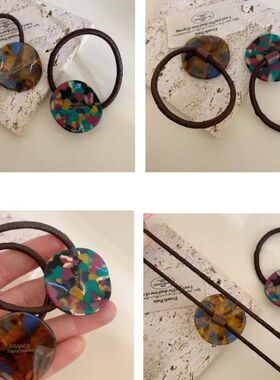 2026 New Curved Circular Acetate Hair Bands for Women Girls