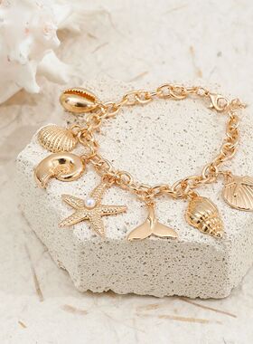 Bohemian Beach Style Bracelet For Women Starfish Shell Conch