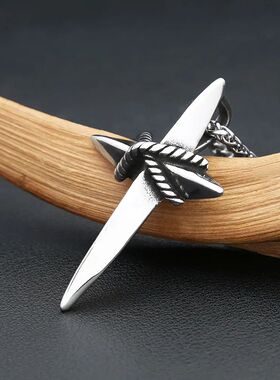 Vintage 316L Stainless Steel Unique Cross Pendant Necklaces