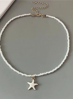 Spring Summer Women's Fashion Necklace Cute Romantic Starfis