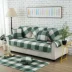 Bốn mùa phổ sofa đệm vải bông trượt hiện đại đơn giản phổ quát tất cả bao gồm tất cả các loại vải bọc sofa Bắc Âu - Ghế đệm / đệm Sofa