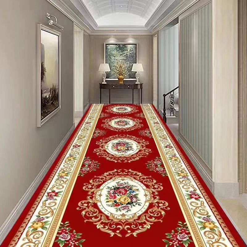 高档中式走廊长地毯酒店楼道防滑耐磨可裁剪脚垫家用客厅过道定制,淘宝优惠券,粉丝福利购,淘宝优惠卷