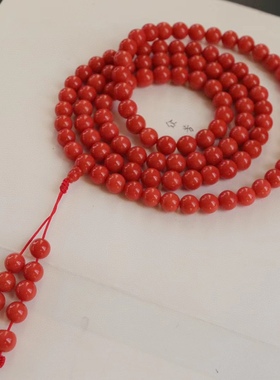 8毫米108颗佛珠手链项链两用款 绕手4圈奢华大气念数七宝多宝手串