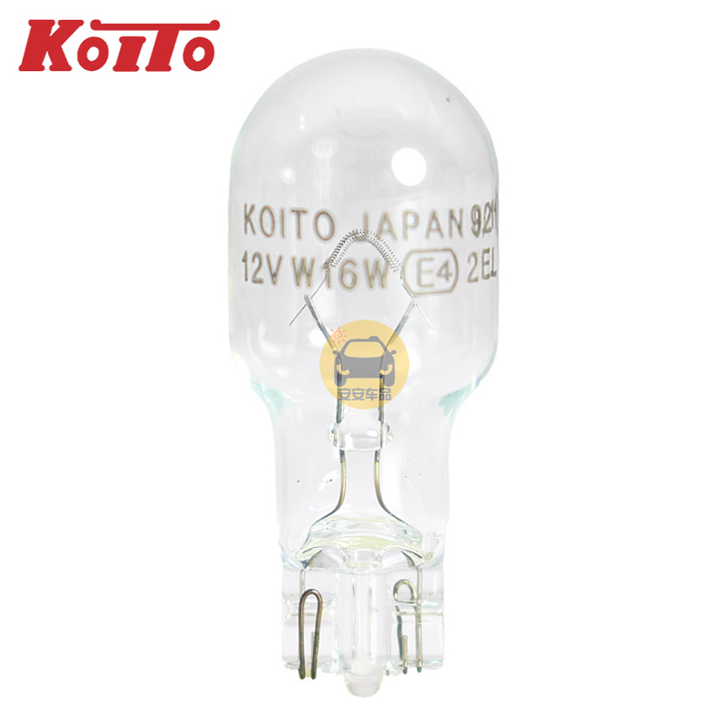 KOITO小糸T15卤素信号灯W16W 12V 90981-11059高位刹车倒车灯921 - 图0