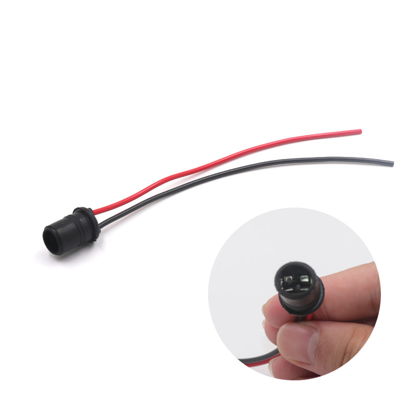 汽车灯座T10/T15信号灯座W5W示宽灯LED小插泡米泡T15通用灯座W16W - 图0