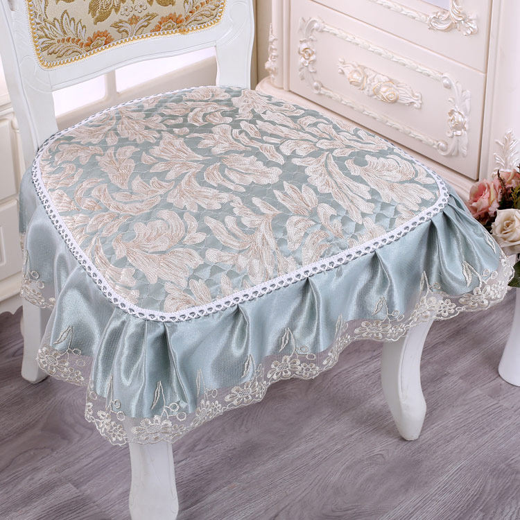 家用坐垫椅子凳子套欧式餐凳餐厅座套四季座套现代屁股垫布艺套罩