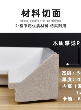 蒙娜丽莎简约立体画框防水防潮