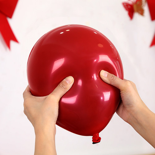 结婚气球布置红色婚房装饰套装婚房汽球婚礼订婚婚庆场景用品大全 - 图3