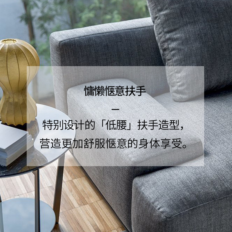 纳威三人布艺沙发客厅整装小户型现代简约样板房羽绒沙发_虎窝淘