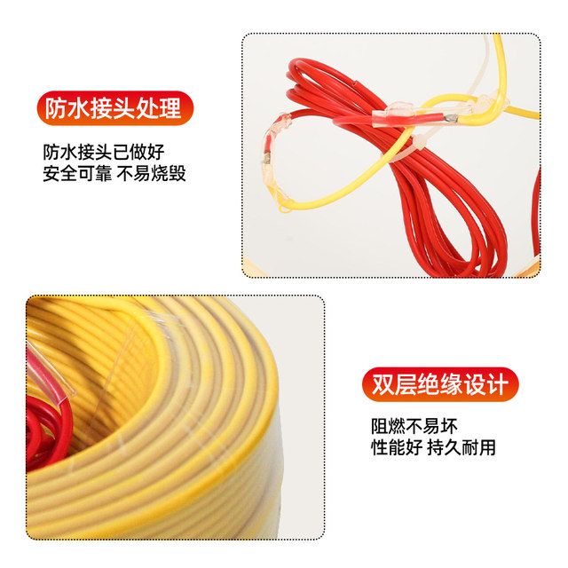 Vegetable greenhouse floor heating and air heating for seedling cultivation