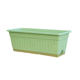 Balcony vegetable planting pot special box rectangular vegetable planting pot indoor special garlic seedling plastic flower pot with tray