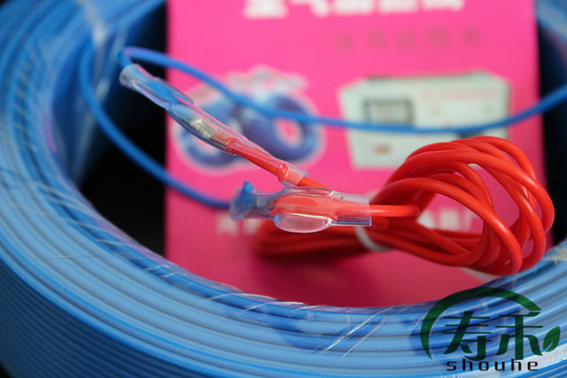 Nursery greenhouse incubation temperature controlled air heating line