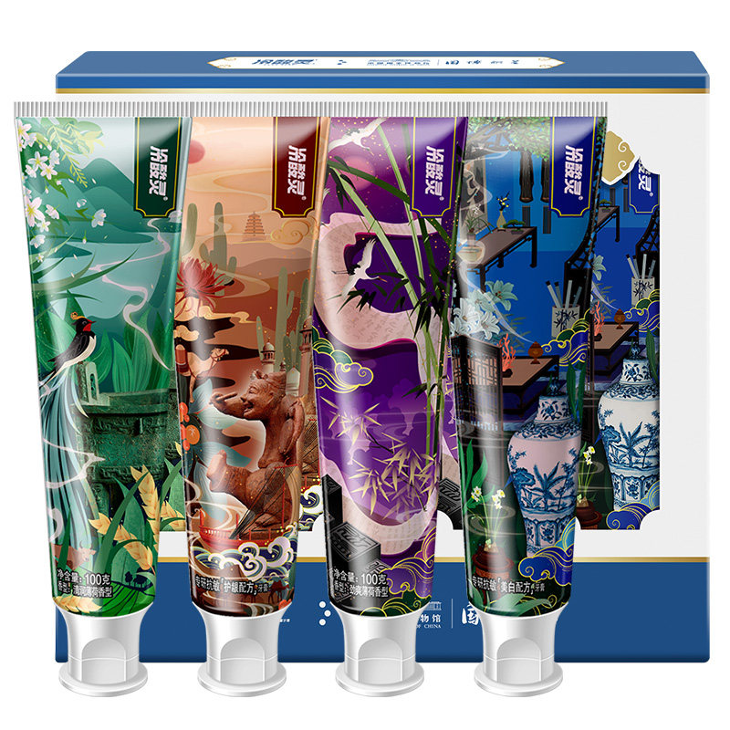 冷酸灵国博联名定制双重抗敏感官方 冷酸灵牙膏