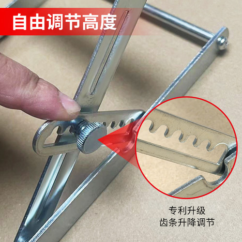 切割机托料架多功能可调高度托料架滚轮支架切割机送料辅助架 - 图2