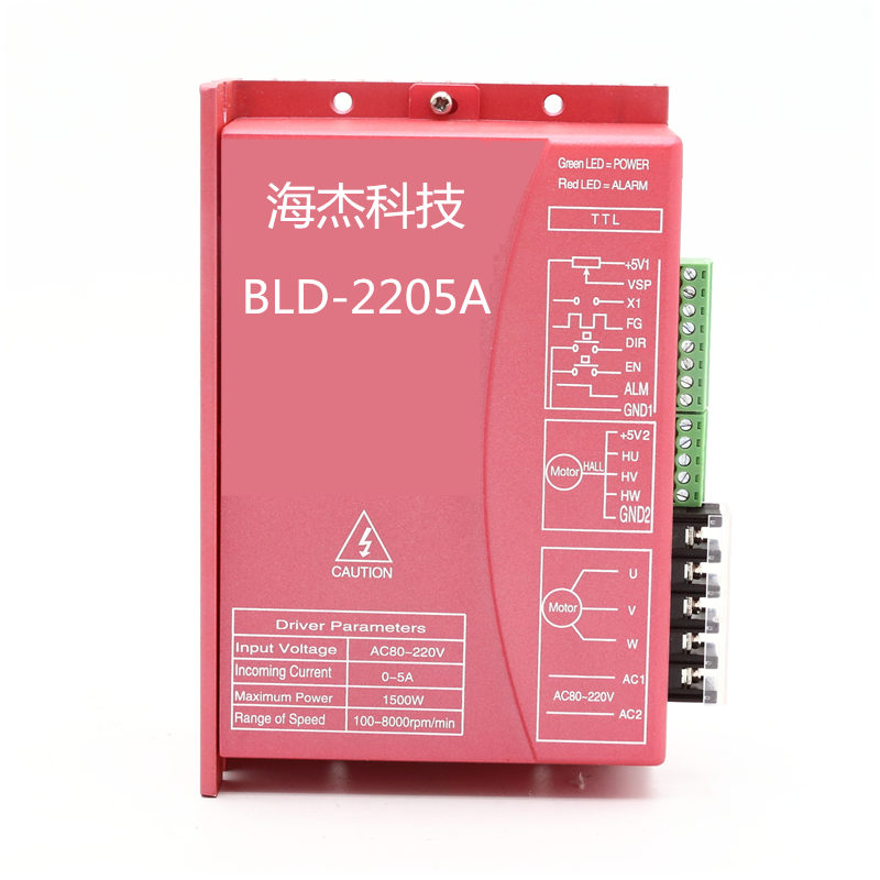 高压直流无刷电机驱动套装550/750W/1.2/2KW马达高速4000/6000转 - 图1